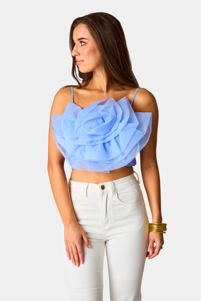 Feel Playful and Chic with Feeling Bobbly Light Pink Crop Top - Order Now!  – Soulla