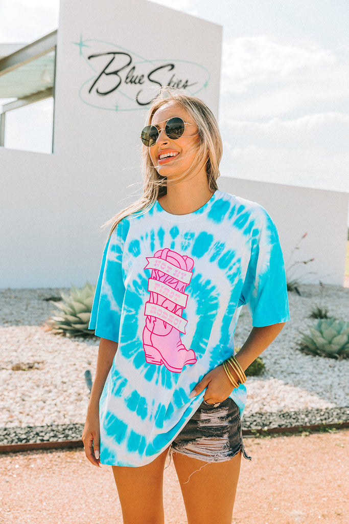 BuddyLove Cloud Oversized Tie-Dye Tee - Not My First Rodeo