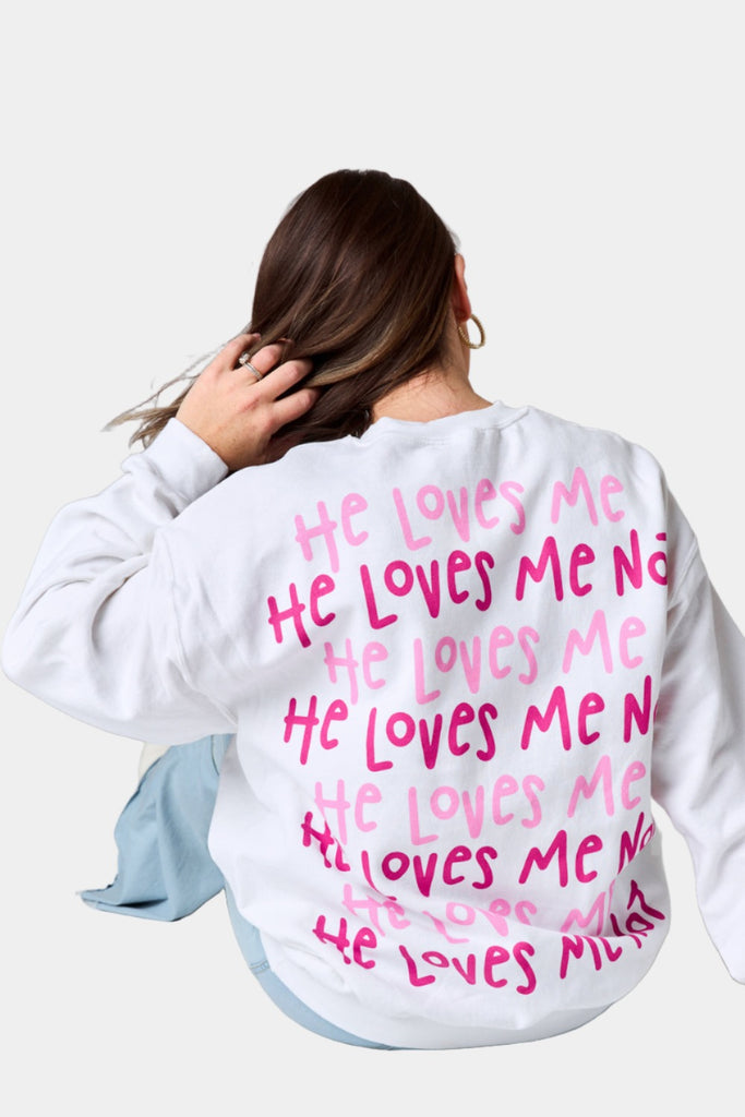 BuddyLove Devon Graphic Sweatshirt - He Loves Me