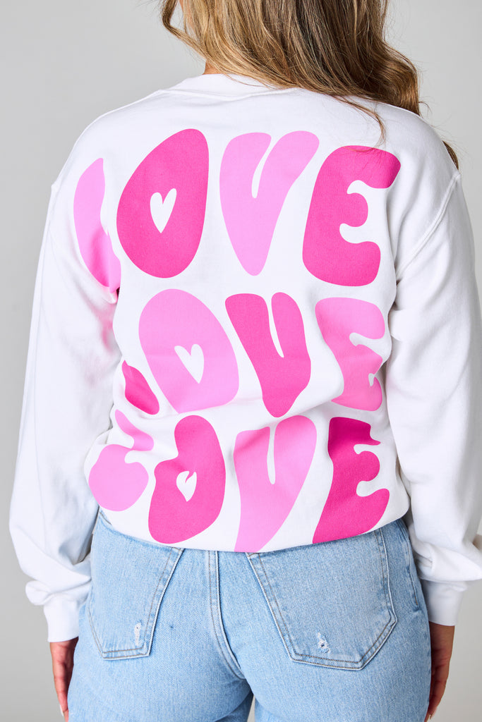 BuddyLove Devon Graphic Sweatshirt - Love Love Love