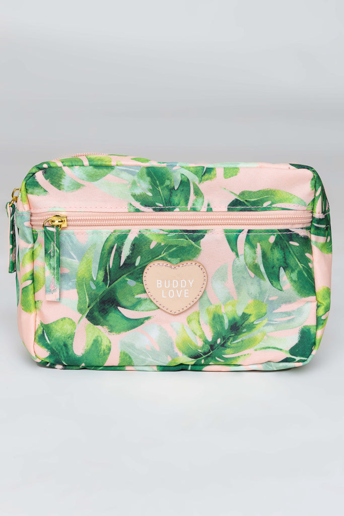 BuddyLove Floral Cosmetic Bag - Palm