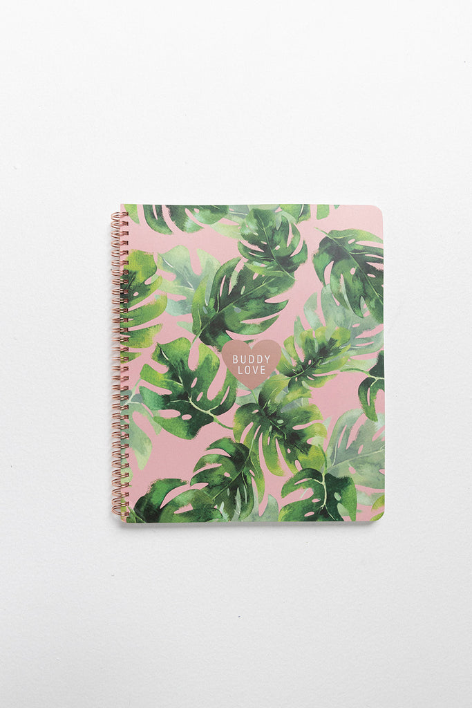 BuddyLove Floral Notebook - Palm