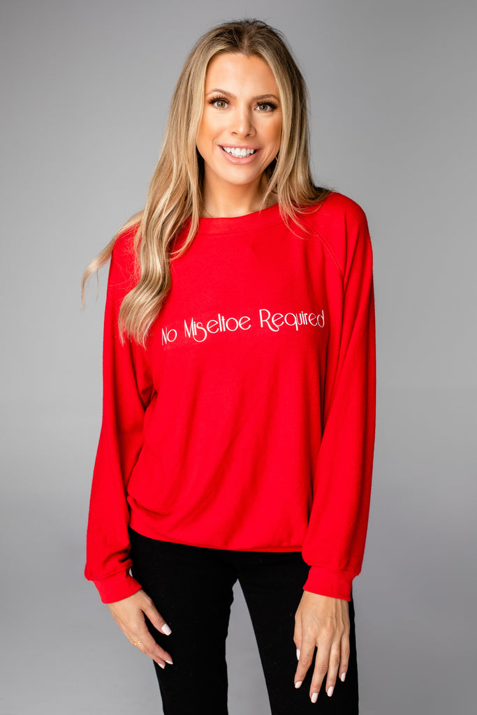 BuddyLove Gene Graphic Sweatshirt - No Mistletoe Required