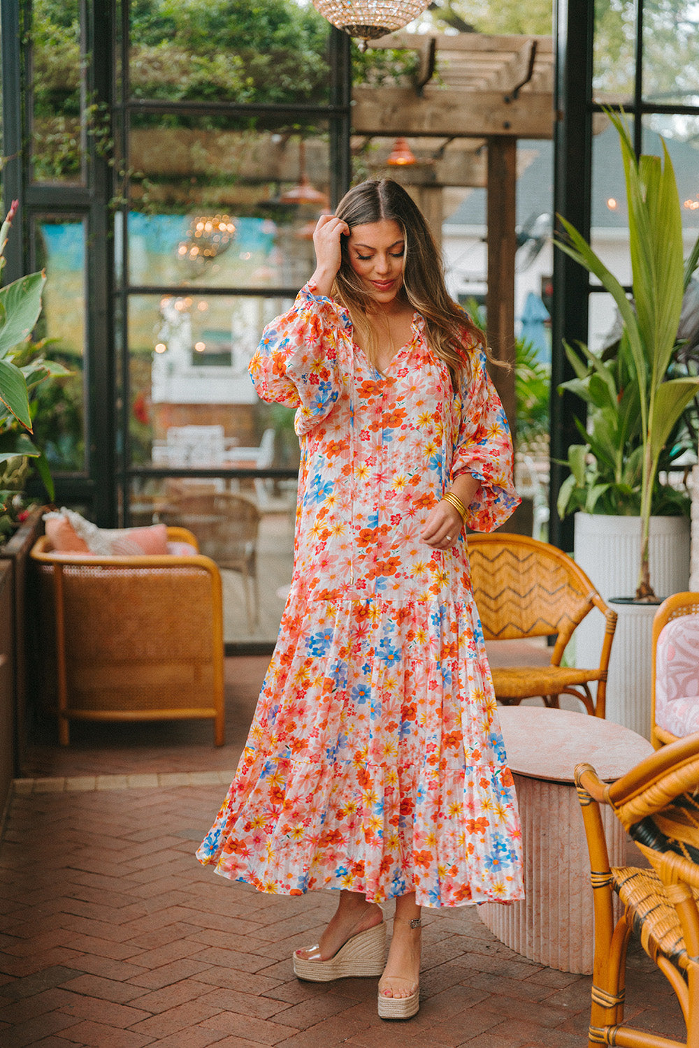 Wild flower maxi dress Clearance