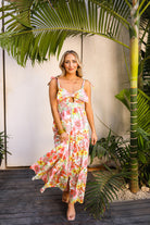 BuddyLove Hamptons Tie-Shoulder Maxi Dress - Whimsy