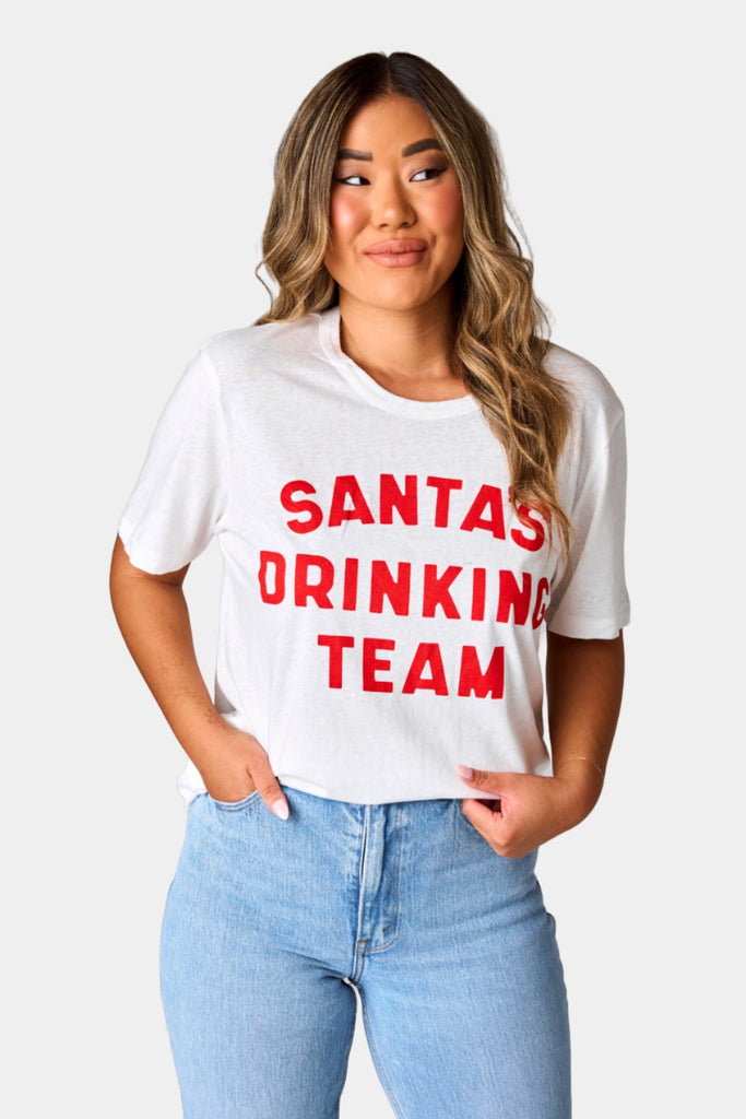 BuddyLove Harrison Graphic Tee - Santas Drinking Team