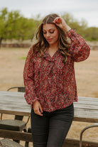 BuddyLove Lonnie Long Sleeve Blouse - Amour