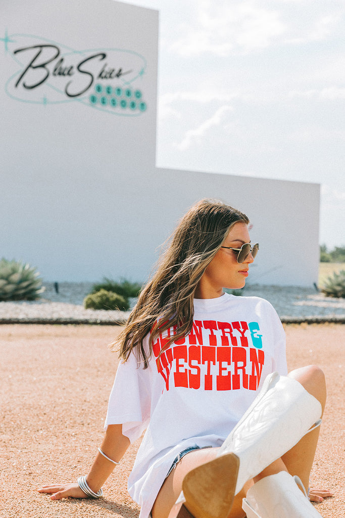 BuddyLove Marshall Oversized Graphic Tee - Country Western