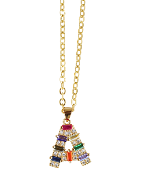 Hellen.V - Gold Lock Pendant, Chain Necklaces