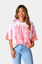 BuddyLove Tweety Oversized Tie-Dye Tee - XOXO