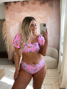 BuddyLove Jojo Puff Sleeve High Waisted Bikini - Corsage